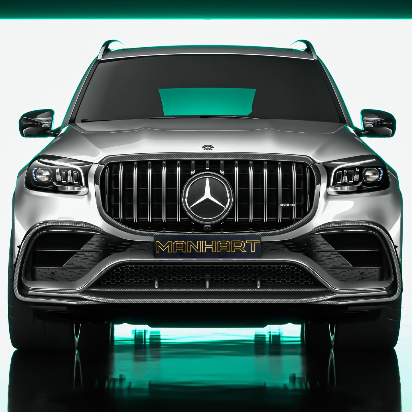 MANHART CARBON GRILLE COVER FOR MERCEDES-AMG GLS 63