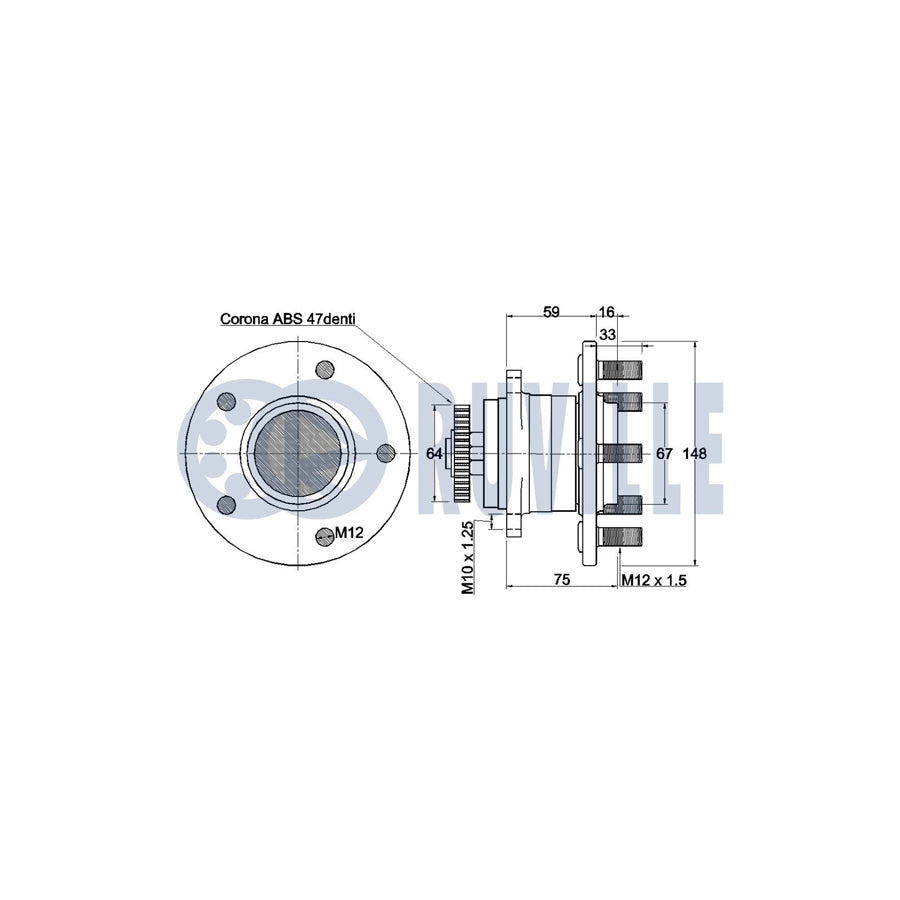 Ruville 985422 Mounting, Axle Bracket | ML Performance UK Car Parts