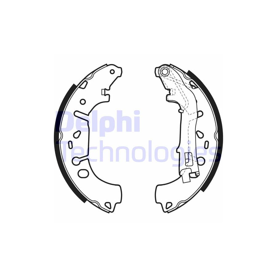 Delphi Ls1981 Brake Shoe Set