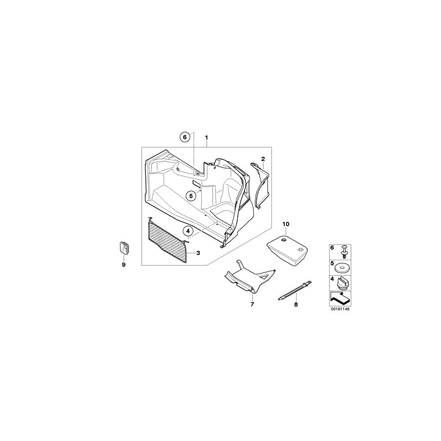 Genuine BMW 51479119839 E88 Rubber Band (Inc. 118d, 120i & 120d) | ML Performance UK Car Parts