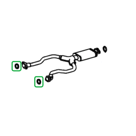 Genuine Lexus 90917-06072 LS Phase 1 Exhaust Gasket Cat to Y