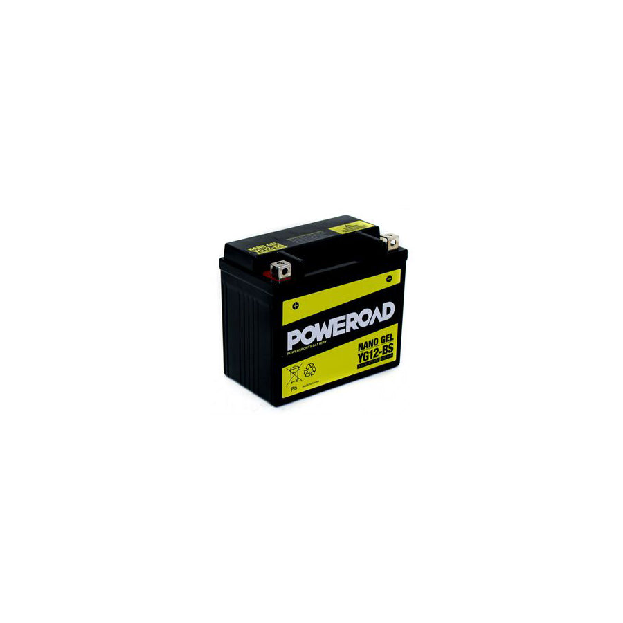 YG12-BS GEL Poweroad Motorcycle Battery | ML Performance UK Car Parts