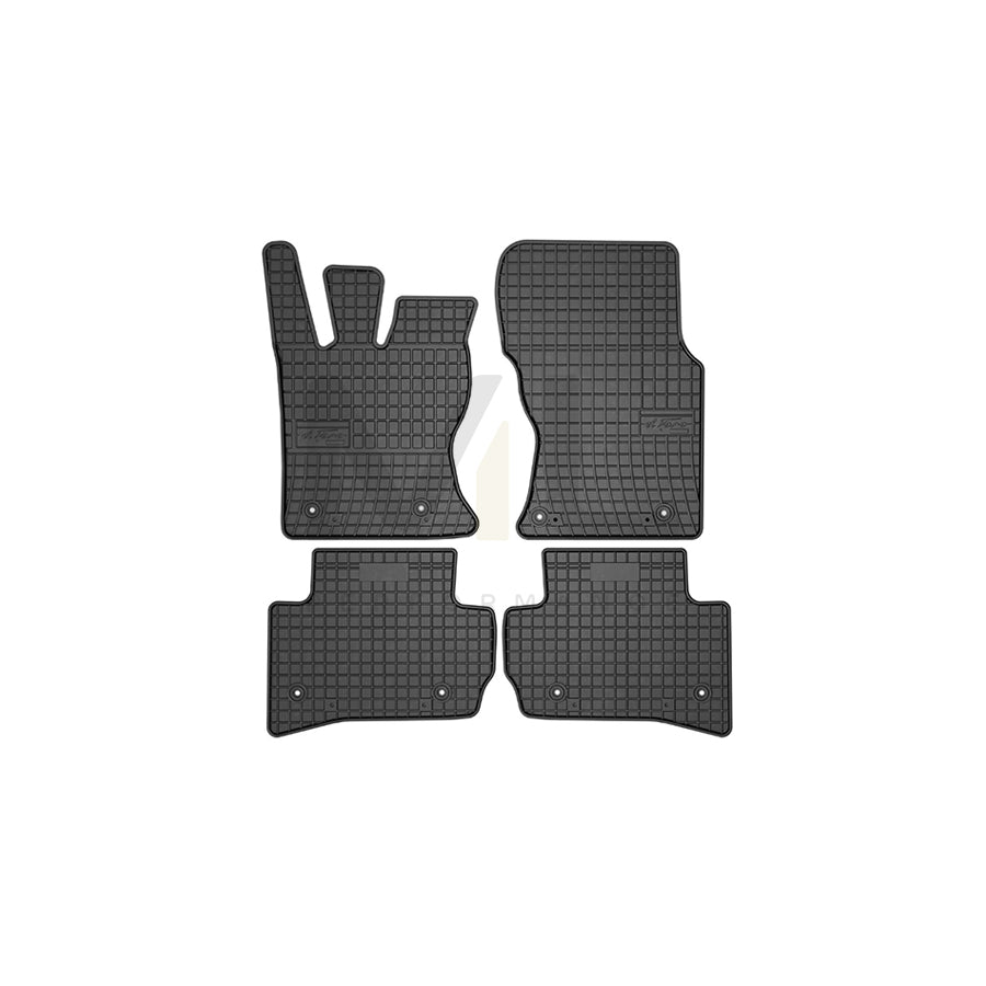 FROGUM Tailored, Basic 411128 Floor mat set Elastomer, Front and Rear, Quantity: 4, Black | ML Performance Car Parts