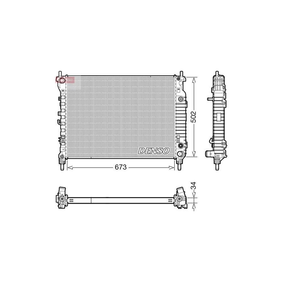 Denso DRM20124 Drm20124 Engine Radiator | ML Performance UK