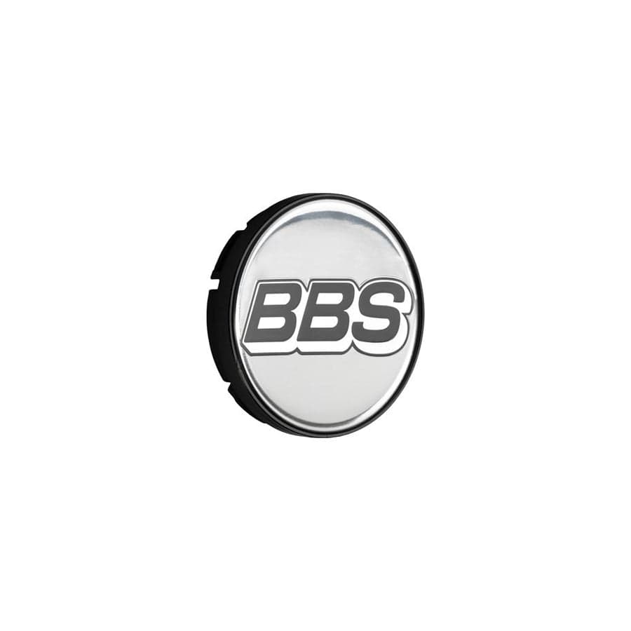 BBS Wheels 10023599 2D Center Cap Embossed Chrome With Logo Gray/White Ø56mm | ML Performance UK Car Parts