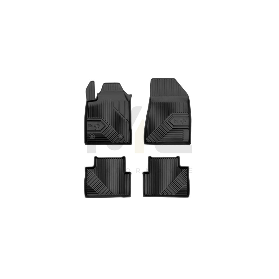 FROGUM Tailored, No.77 77409699 Floor mat set for ALFA ROMEO Giulietta Hatchback (940) Elastomer, Front and Rear, Quantity: 4, Black | ML Performance Car Parts