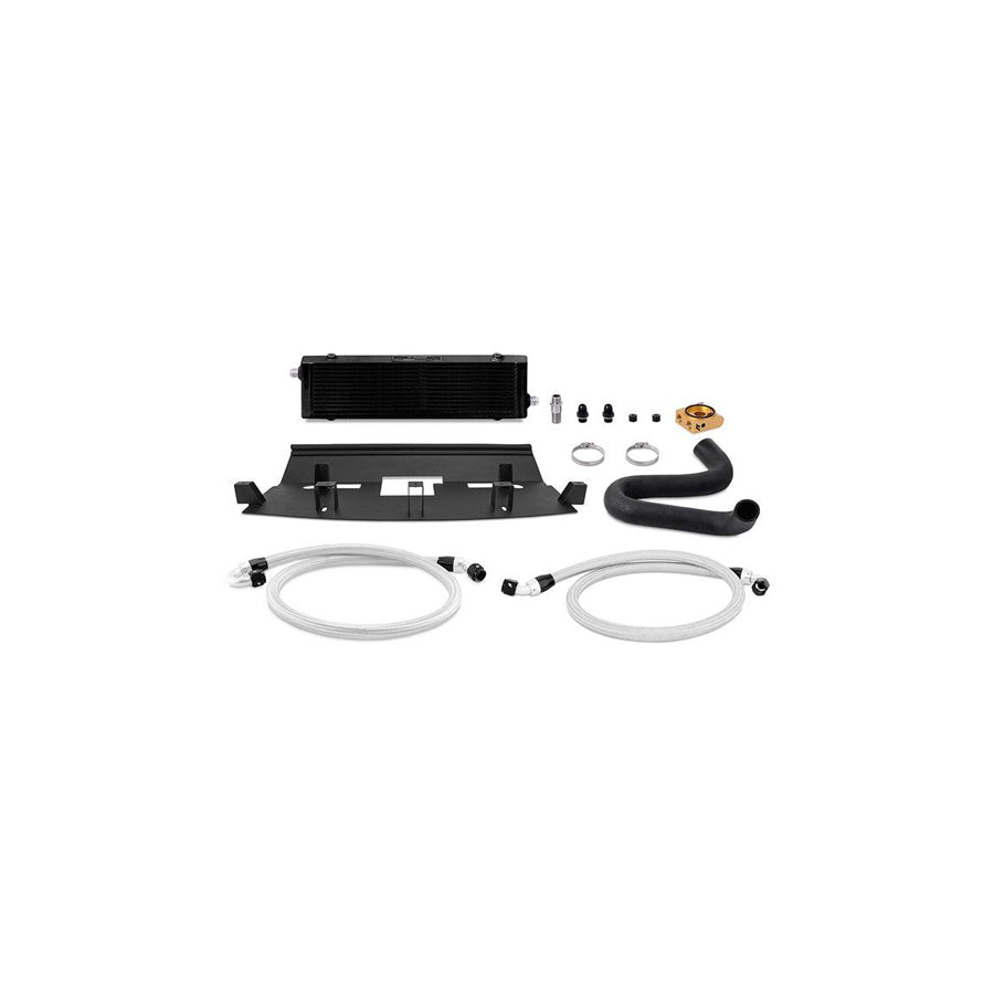 Mishimoto MMOC-MUS8-18TBKRHD 18+ Ford Mustang GT RHD Oil Cooler Kit Black Thermostatic