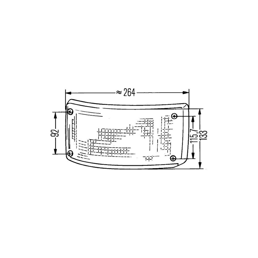 Hella 2BA 005 603-017 Indicator