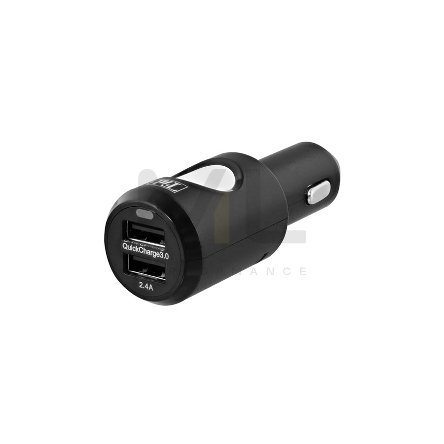 TnB 8694 In-car charger 12, 24V, Number of inlets/outlets: 1 USB, 1 USB QC 3.0, Black | ML Performance Car Parts