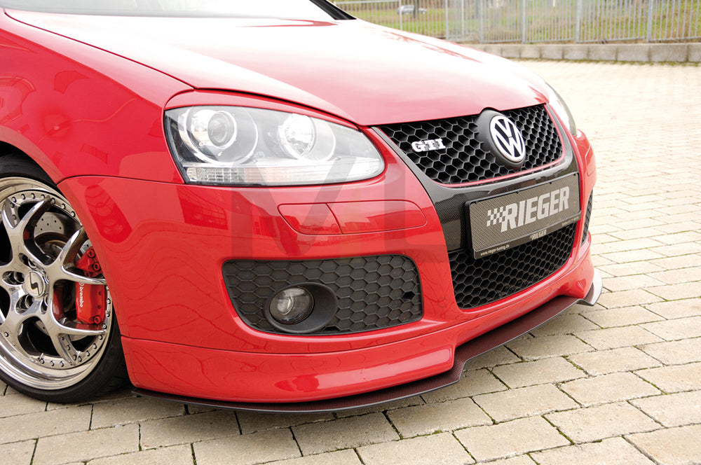 Rieger 00059400 VW Mk3 Jetta & Mk5 Golf Front Splitter 1 | ML Performance UK Car Parts