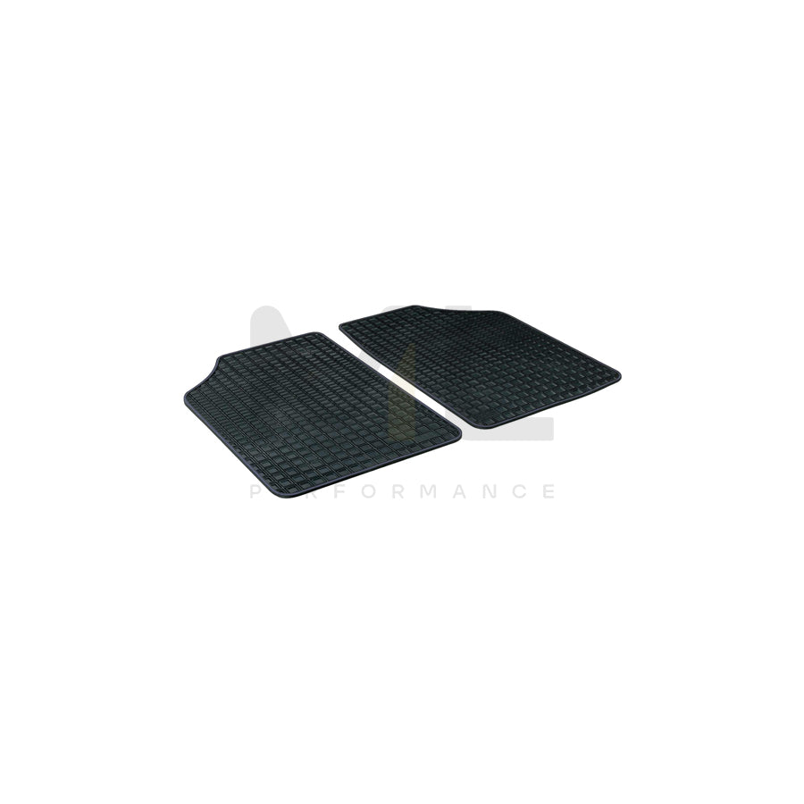 WALSER Tailored, Blueline Premium 14902 Floor mat set Elastomer, Rear, Quantity: 2, Black | ML Performance Car Parts