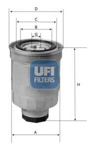 UFI 24.446.01 Fuel Filter