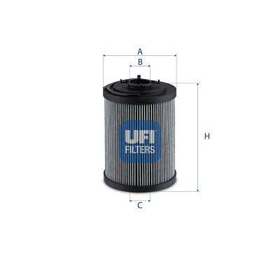 UFI 83.073.00 Filter, Operating Hydraulics