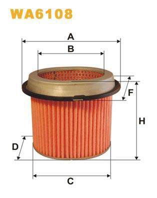 WIX Filters WA6108 Air Filter