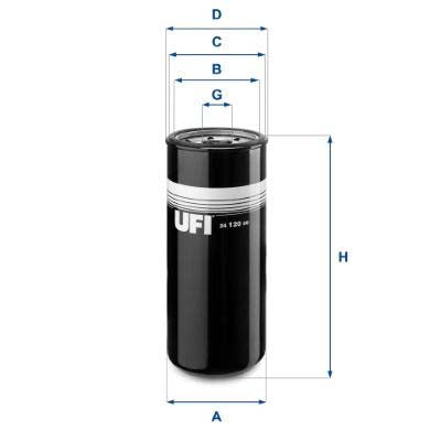 UFI 24.120.00 Fuel Filter