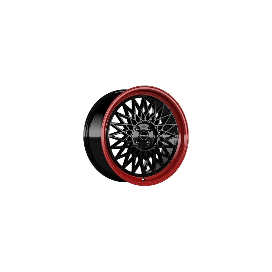 Borbet B 7x17 ET38 B 70738100464,0BRR Black Rim Red Wheel | ML Performance UK Car Parts