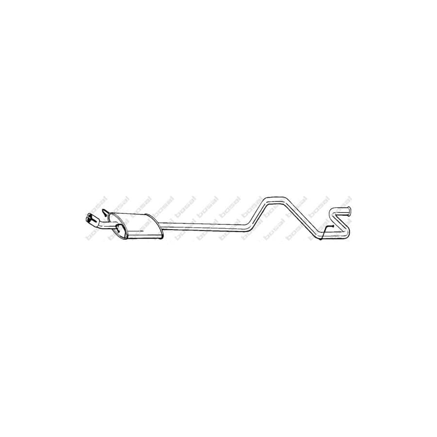 Bosal 294-215 Rear Silencer For Ford Transit