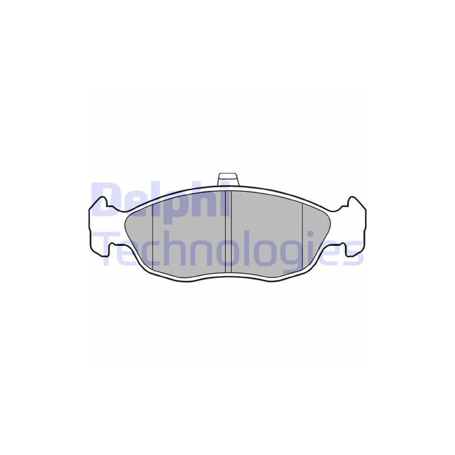 Delphi Lp1597 Brake Pad Set