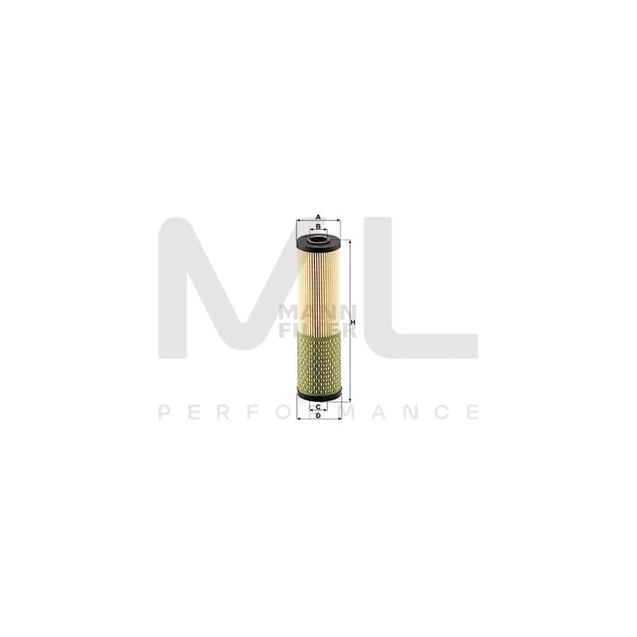 MANN-FILTER HU 736 x Oil Filter with seal, Filter Insert | ML Performance Car Parts