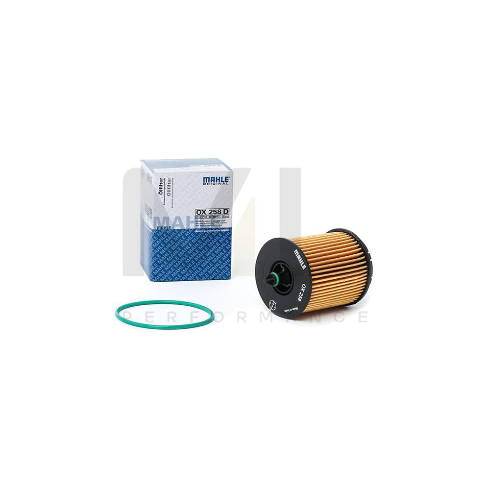 MAHLE ORIGINAL OX 258D Oil Filter Filter Insert | ML Performance Car Parts