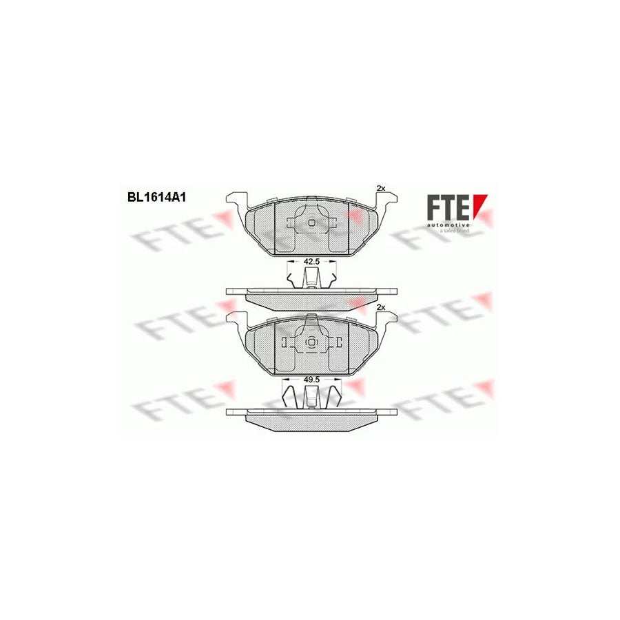 Fte 9010249 Brake Pad Set | ML Performance UK Car Parts