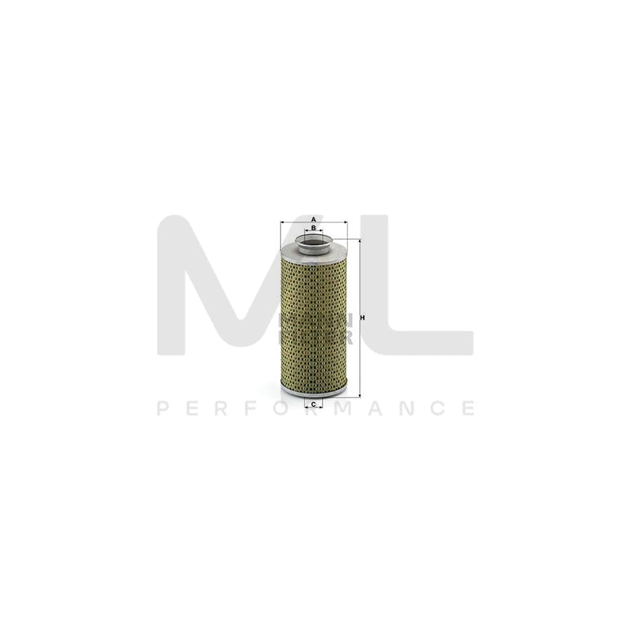 MANN-FILTER H 1053 n Oil Filter with seal, Filter Insert | ML Performance Car Parts