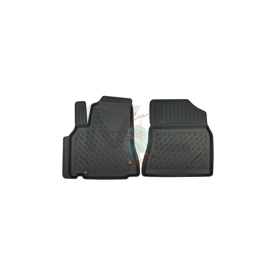 RENSI 252920 Floor mat set Elastomer, Front, Quantity: 2, Anthracite, Black | ML Performance Car Parts