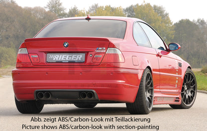 Rieger 00050242 BMW 3 Series E46 M3 Rear Diffuser 2 | ML Performance UK Car Parts