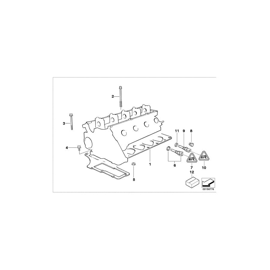 Genuine BMW 11122246092 E36 Cylinder Head Gasket Asbestos-Free 1,87mm - 3-LOCH (Inc. 318tds) | ML Performance UK Car Parts