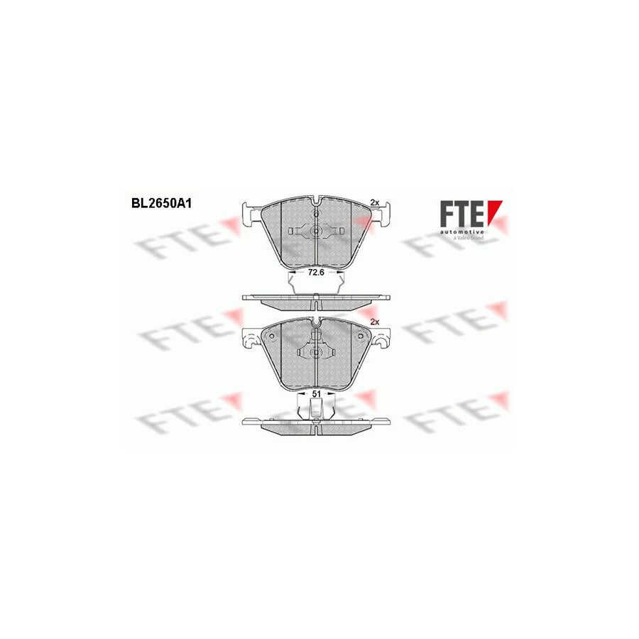 Fte BL2650A1 Brake Pad Set | ML Performance UK Car Parts