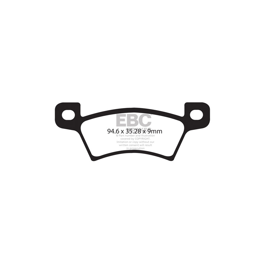 EBC DPX2128 Microcar MC2 Ultimax Rear Brake Pads - Comex Caliper 2 | ML Performance UK Car Parts