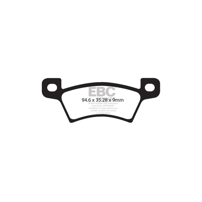 EBC DPX2128 Microcar MC2 Ultimax Rear Brake Pads - Comex Caliper 2 | ML Performance UK Car Parts