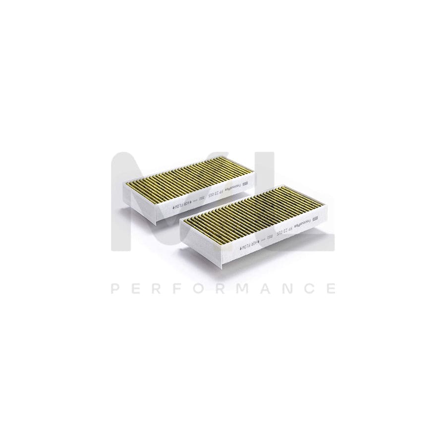 MANN-FILTER FP 23 015-2 Pollen filter Activated Carbon Filter, Activated Carbon Filter with polyphenol, Particulate filter (PM 2.5), with antibacterial action, with fungicidal effect | ML Performance Car Parts