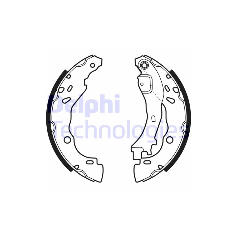 Delphi Ls1975 Brake Shoe Set