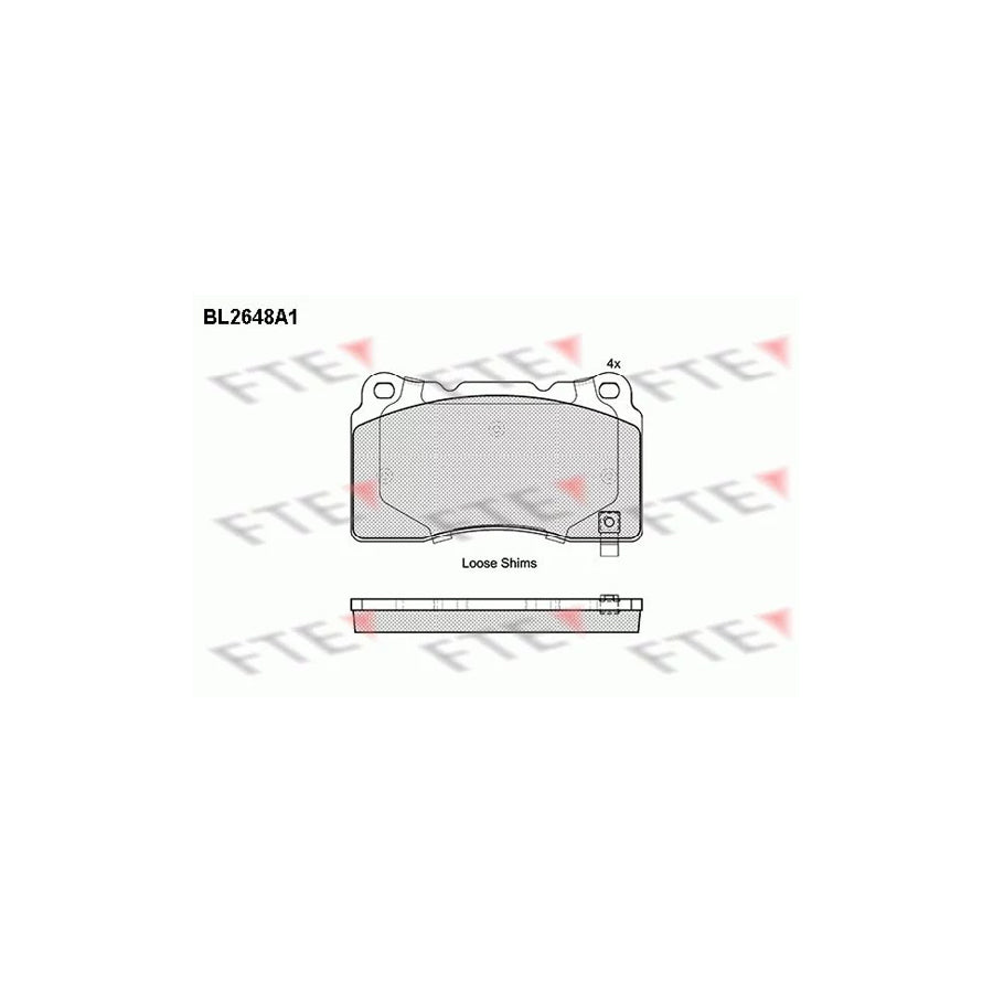 Fte BL2648A1 Brake Pad Set | ML Performance UK Car Parts