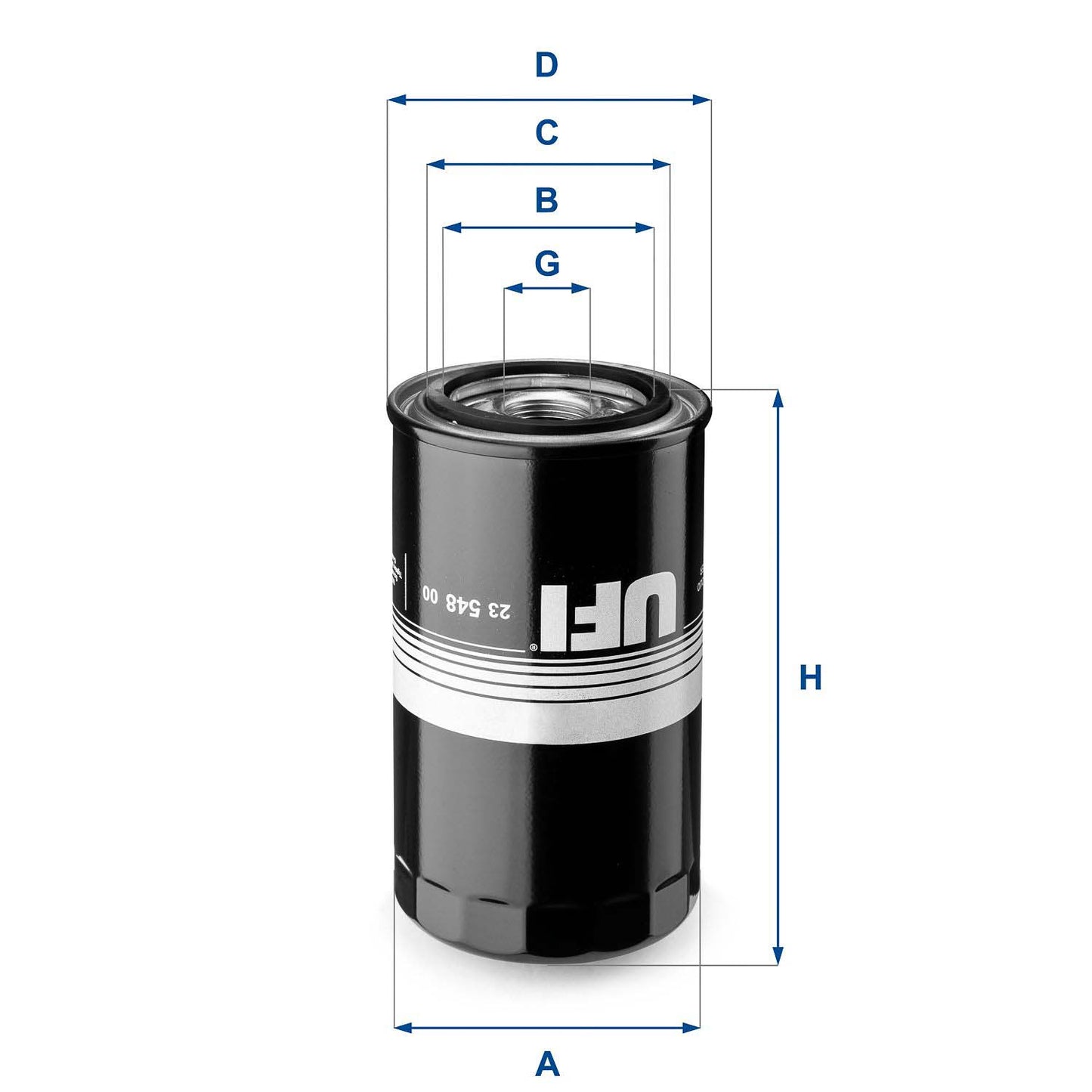 UFI 23.548.00 Oil Filter