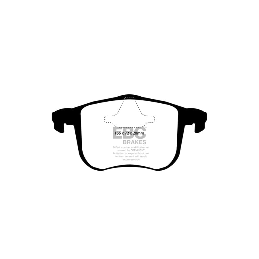 EBC PDKF320 Cadillac BLS Ultimax Front Brake Pad & Plain Disc Kit - ATE Caliper 2 | ML Performance UK Car Parts