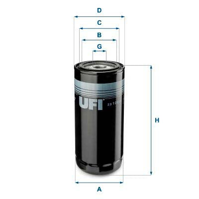 UFI 23.106.01 Oil Filter