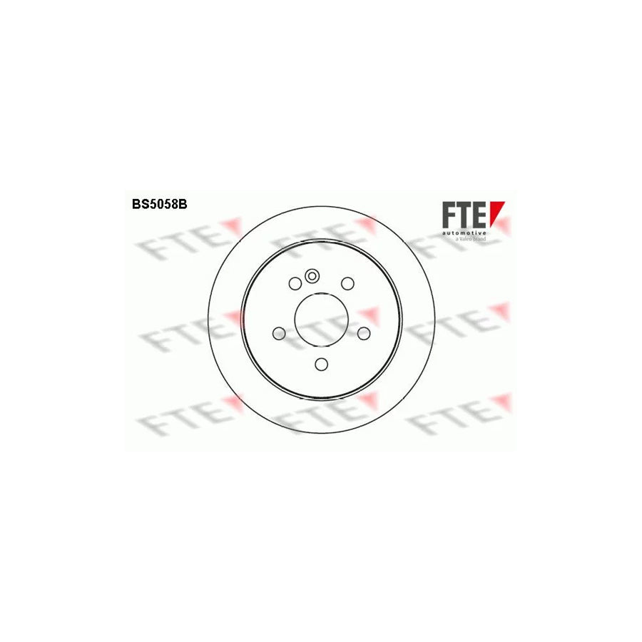 Fte BS5058B Brake Disc Suitable For Mercedes-Benz Ml-Class (W163) | ML Performance UK Car Parts