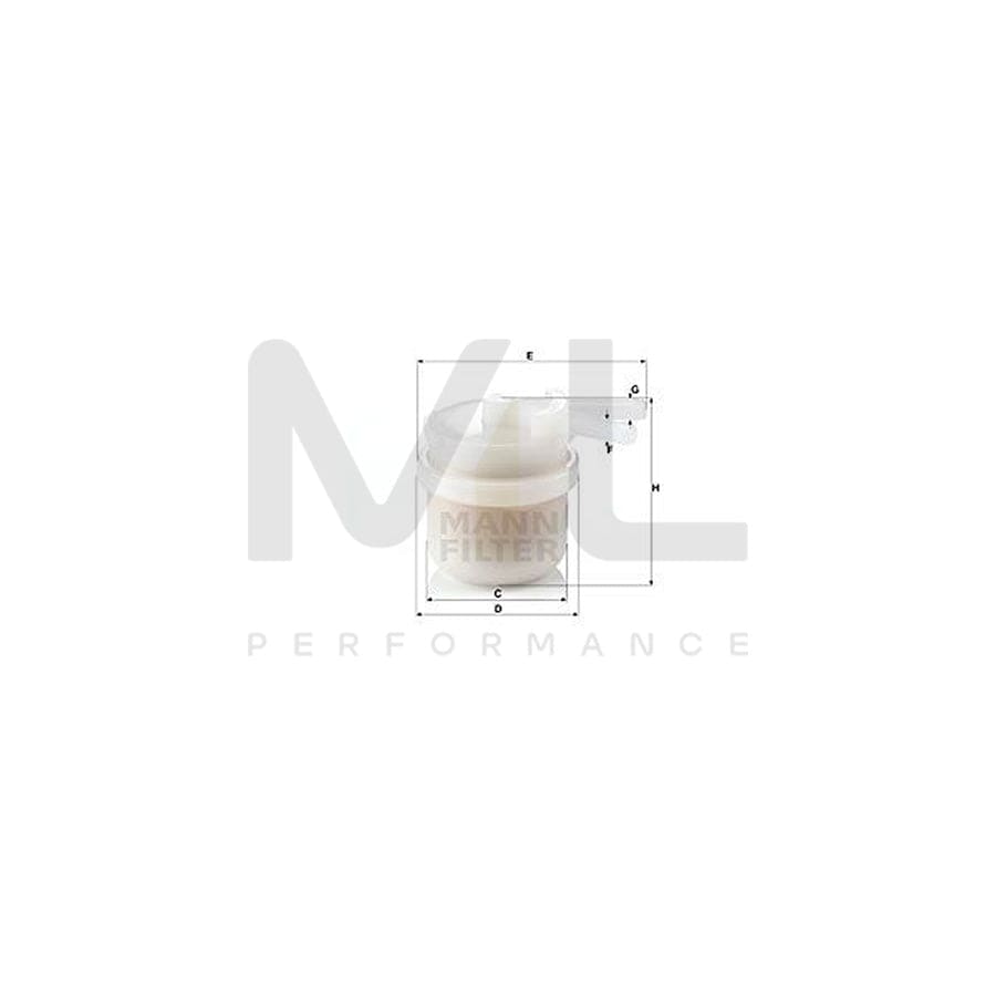 MANN-FILTER WK 42/10 Fuel filter In-Line Filter | ML Performance Car Parts