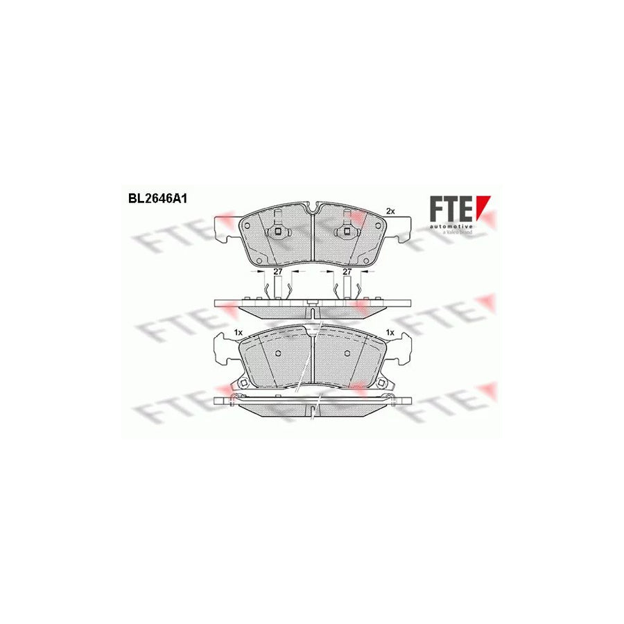 Fte BL2646A1 Brake Pad Set | ML Performance UK Car Parts