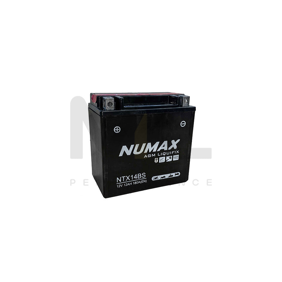 NTX14-BS Numax Motorbike Battery | Car Batteries UK | ML Performance Car Parts