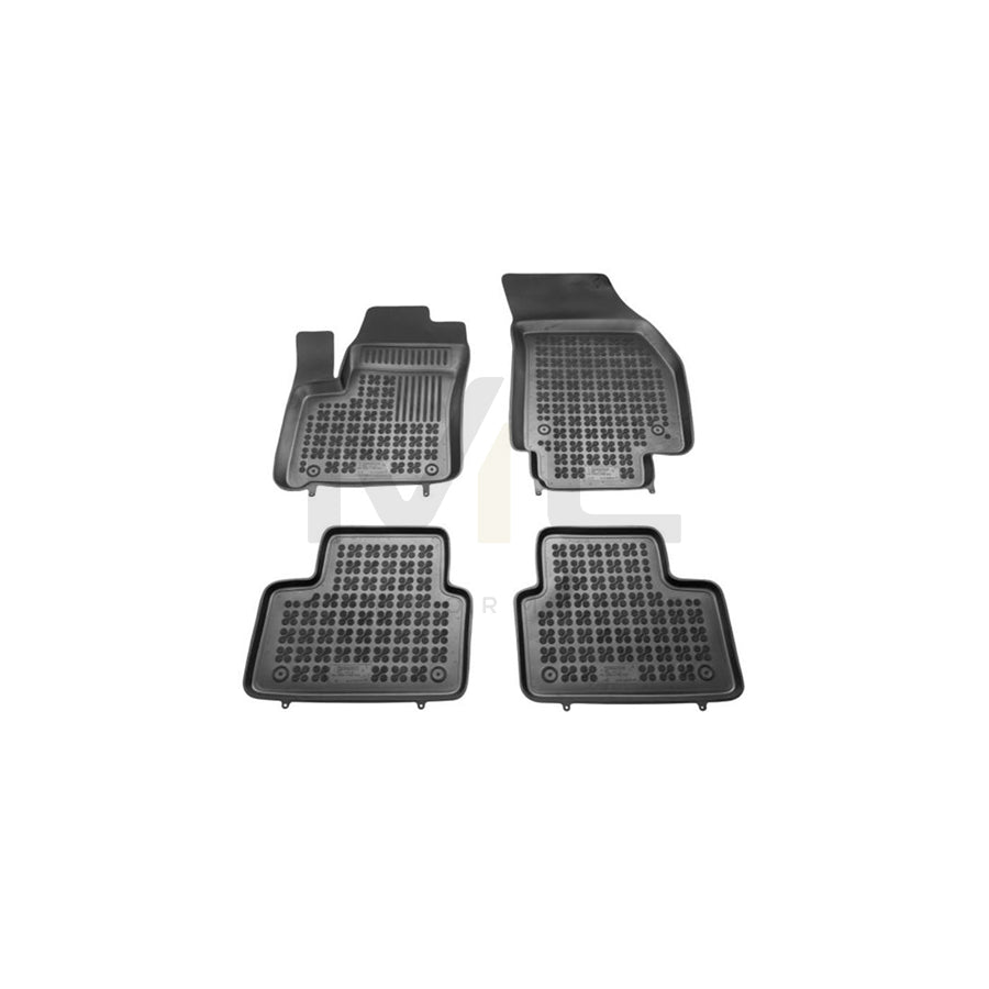 REZAW PLAST 200513 Floor mat set for OPEL MERIVA Elastomer, Front and Rear, Black | ML Performance Car Parts