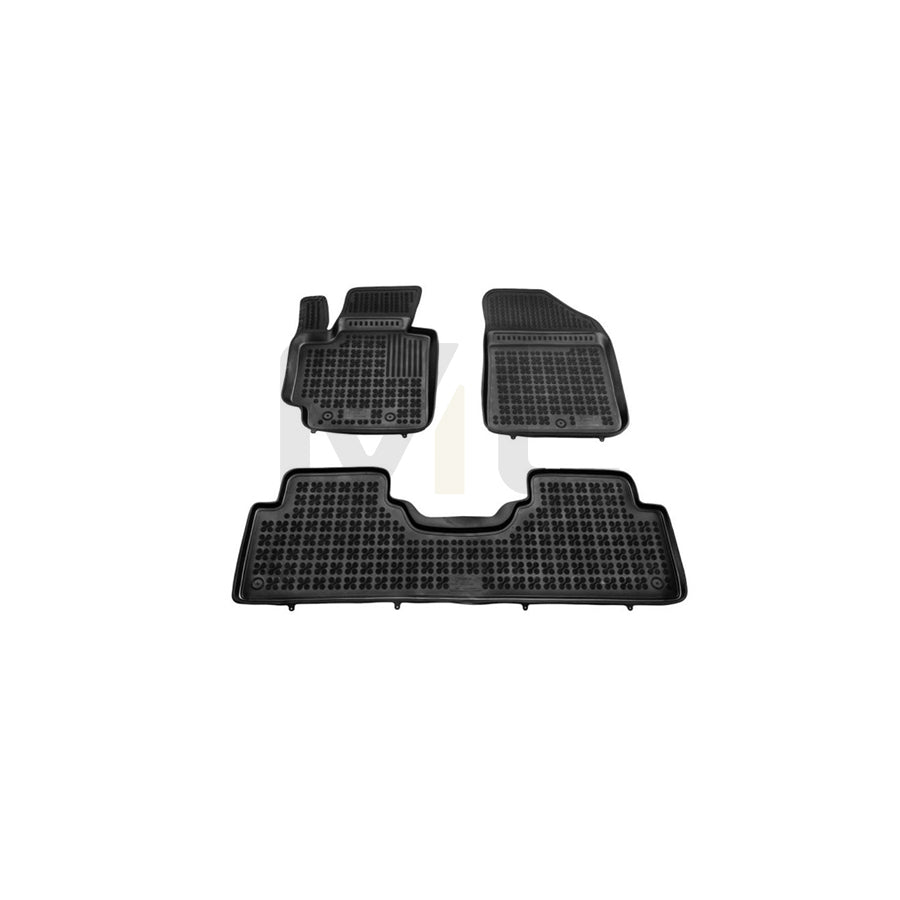 REZAW PLAST 201018 Floor mat set for KIA Soul II (PS) Elastomer, Front and Rear, Quantity: 3, Black | ML Performance Car Parts