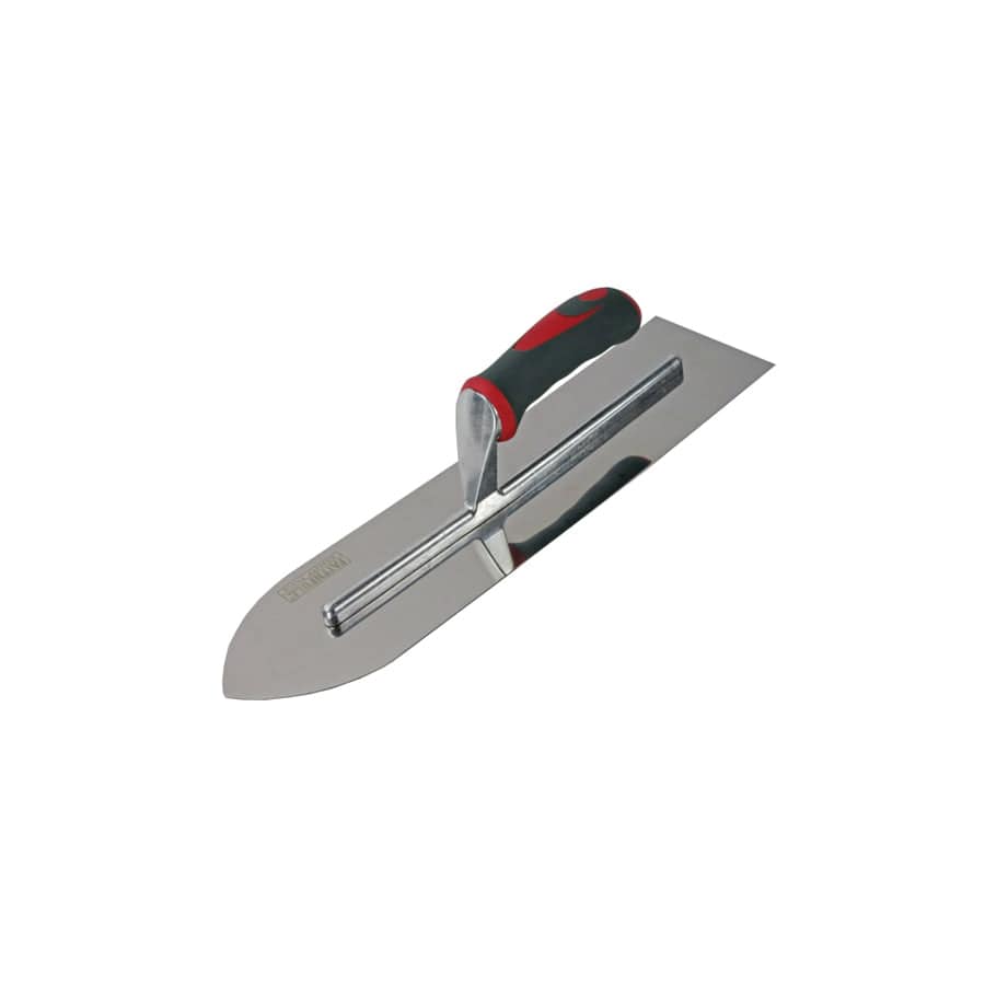 Faithfull FAISGTFL16SS Flooring Trowel Stainless Steel Soft Grip Handle 16 x 4in | ML Performance UK