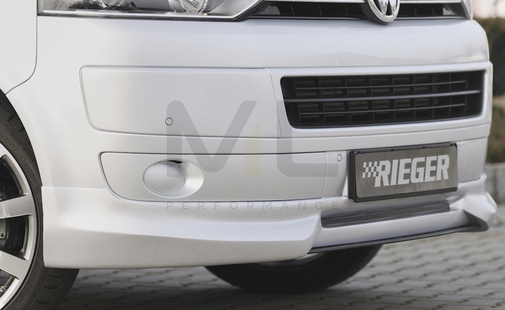 Rieger 00059255 VW T5 Front Splitter 2 | ML Performance UK Car Parts