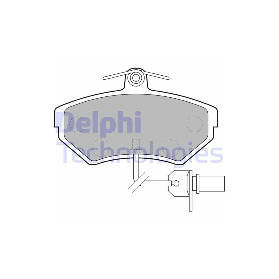 Delphi Lp1631 Brake Pad Set