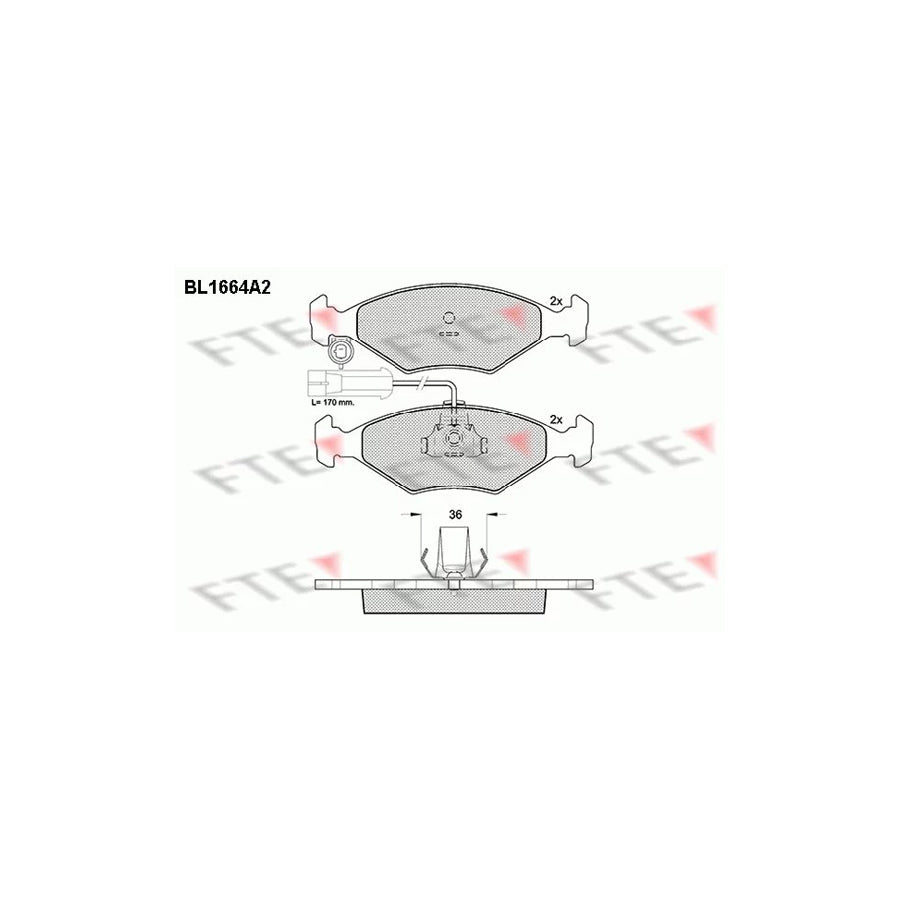 Fte 9010276 Brake Pad Set | ML Performance UK Car Parts