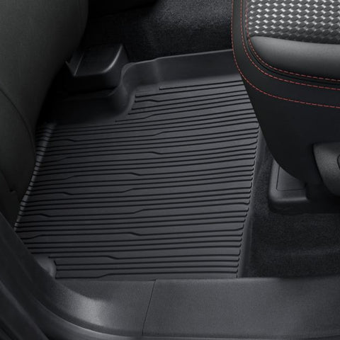 GENUINE FORD 2477398 KUGA RUBBER FLOOR MATS IN TRAY STYLE WITH RAISED EDGES, REAR, BLACK | ML Performance UK