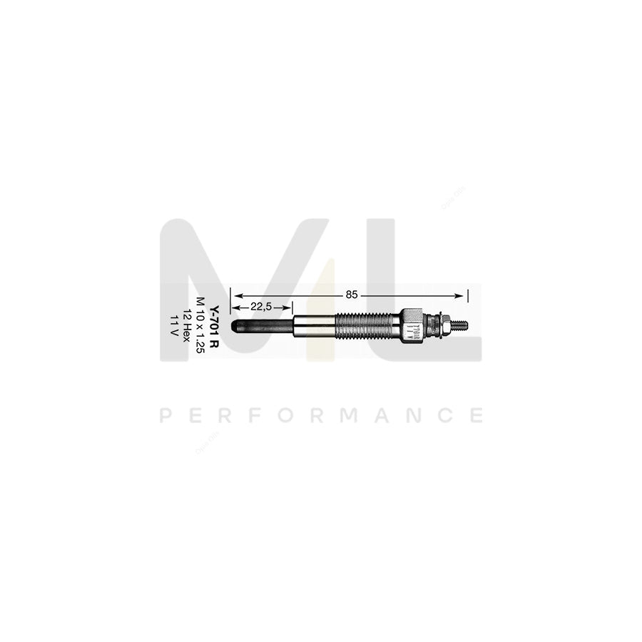 NGK Glow Plug Y-701R (NGK 7464) | ML Car Parts UK | ML Performance